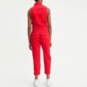 cropped taper jumpsuit